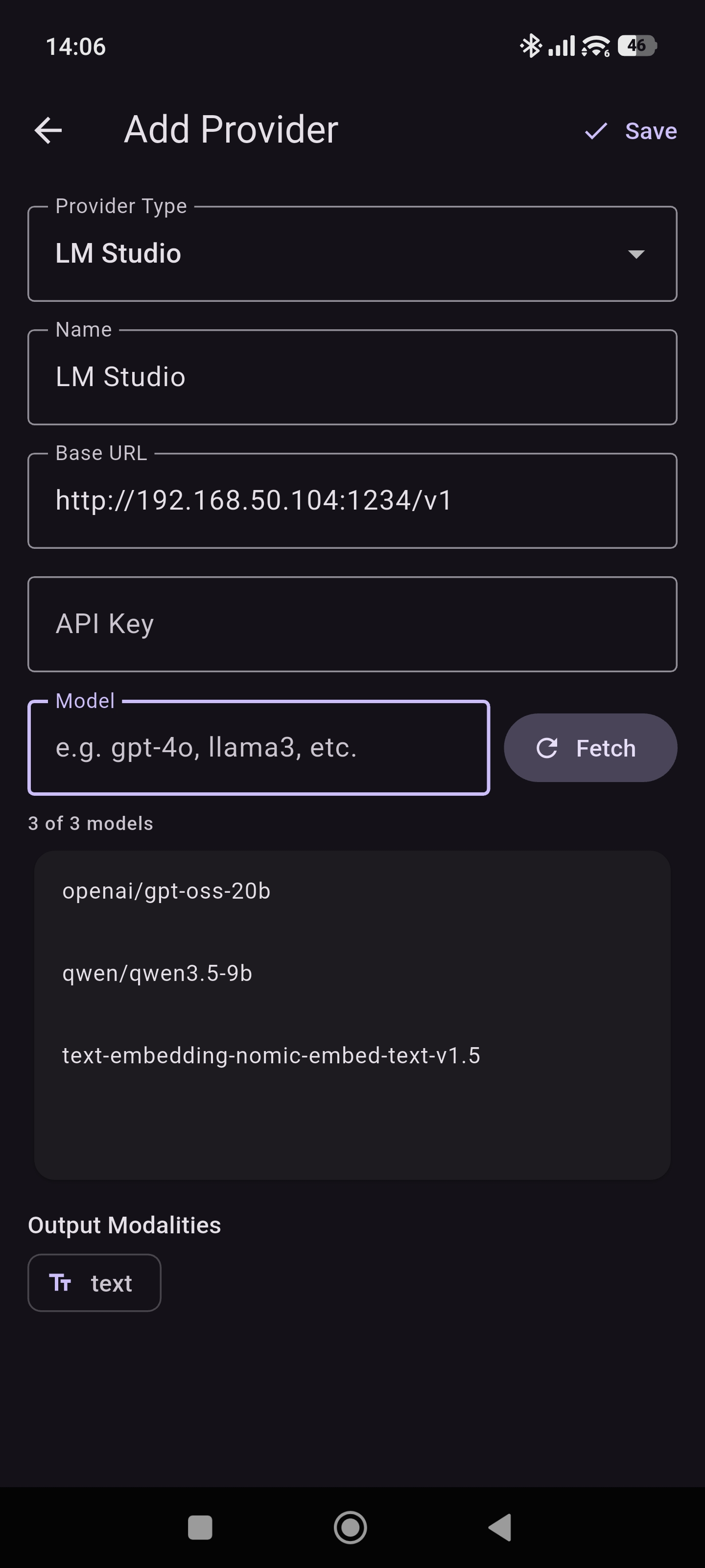 Add provider screenshot